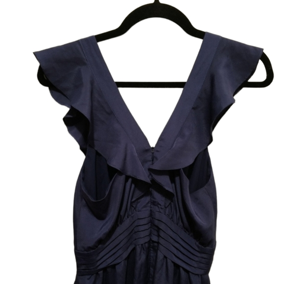 BCBGeneration Ruffled Sleeves Fit & Flare Dress Womens size 6 - Picture 4 of 5